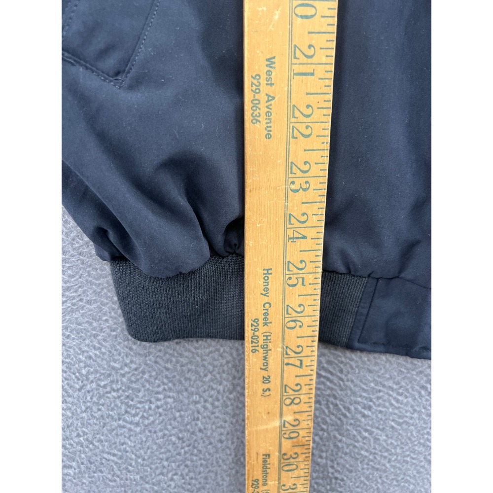 Weatherproof Jacket Mens Sz M Microfiber Golf Bomber Navy Blue Full Zip NWT - Picture 8 of 12